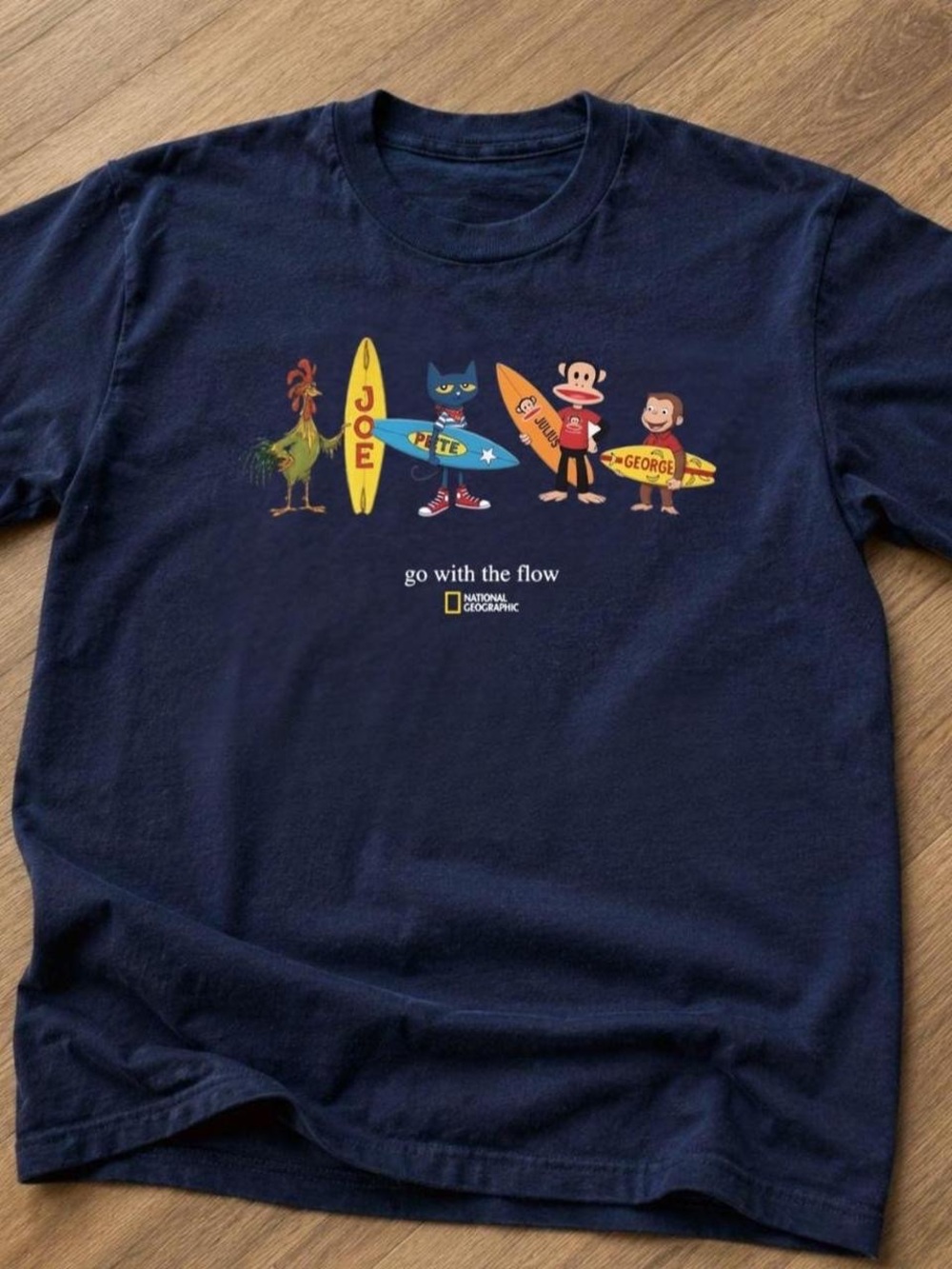 Gildan Navy Pete The Cat & Friends Graphic Tee